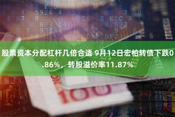 股票资本分配杠杆几倍合适 9月12日宏柏转债下跌0.86%，转股溢价率11.87%