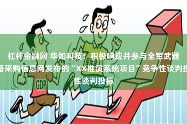 杠杆金融网 华如科技：积极响应并参与全军武器装备采购信息网发布的“XX推演系统项目”竞争性谈判投标