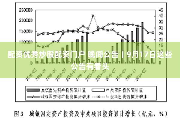 配资优秀炒股配资门户 晚间公告丨9月17日这些公告有看头