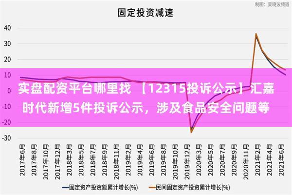 实盘配资平台哪里找 【12315投诉公示】汇嘉时代新增5件投诉公示，涉及食品安全问题等