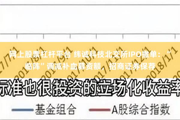 网上股票杠杆平台 纬诚科技北交所IPO撤单：“临阵”调减补血募资额，招商证券保荐