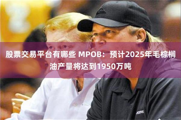 股票交易平台有哪些 MPOB：预计2025年毛棕榈油产量将达到1950万吨