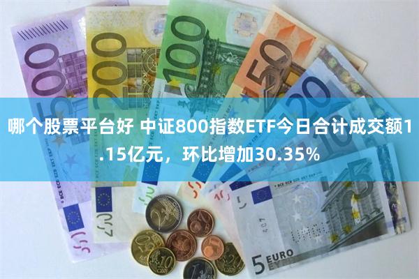 哪个股票平台好 中证800指数ETF今日合计成交额1.15亿元，环比增加30.35%